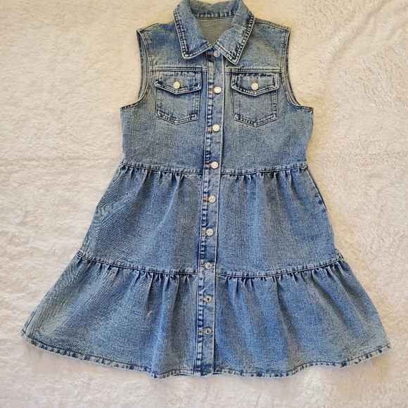 Blue Jean Dress. Size MEDIUM. - Picture 5 of 12
